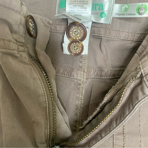 Aventura Cotton Brown Capris Size 8 *NWOTS* - Picture 7 of 10